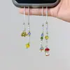 Nuevo Colgante de Borla con Cuentas de Mariposa y Delfín Estilo Chino, Moderno y Versátil para el Viaje Diario, Cadena para Teléfono Única y Creativa