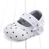 Sapatos de velcro plissados com bolinhas novos para outono para bebês e crianças pequenas atacado de comércio exterior sapatos de bebê sapatos para crianças pequenas D0689