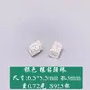 Plata de Ley S925 Diamante Cuentas Cilíndricas Largas Espaciador de Agujero Grande Hecho a Mano DIY Pulsera de Cuentas Accesorios de Cuentas Material Venta al por Mayor