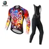Xintown Patrón Sombra Ropa de Ciclismo de Otoño Nueva Ropa de Ciclismo Ropa de Ciclismo de Otoño para Mujer Traje Largo
