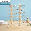 Estante de Madera Maciza para Gafas Exhibidor de Tienda de Gafas Estante de Almacenamiento Accesorios de Exhibición Gafas de Sol Gafas de Sol Estante para Gafas de Miopía