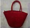 Bolsa de palha de trigo, artesanato de palha Fukai é barata e fina, casual e fashion, romântica no verão