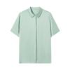Nueva Camisa de Verano de Seda de Morera Pesada de Manga Corta para Mujer Color Sólido Cuello Cuadrado Superior Holgado Ropa de Commuter para Mujer Venta al por Mayor