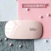 Lámpara de curado para gel UV Portátil de mano Lámpara secadora de esmalte en gel para uñas Mini Lámpara de curado Manual Tipo Ratón Luz Púrpura