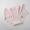 80 unidades Roupa Íntima Universal Premium de Modal Lan Jing 100% Algodão Puro Gancho Estendido Antibacteriana Cintura Média-Alta Acabamento em Renda Roupa Íntima