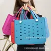 En stock Bolsa de Playa de Eva para Mujer Bolso Impermeable Bolso Cesta de Eva con Agujeros Bolsa de Gelatina de Eva Bolso de Hombro de Almacenamiento