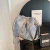 Bolso de diseño nicho popular de este año 2024 nuevo bolso de mujer moda marea bolso bandolera diamante de color todo-combinable bolso bombonera