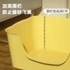 Caja de arena grande semicerrada para gatos anti-salpicaduras inodoro integrado para gatos fácil de limpiar caja de arena para gatos con pala venta al por mayor de fábrica