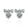 Pendientes de circonita de estilo coreano para mujer, temperamento distintivo de Corea del Sur, creativos y a la moda, con clip para las orejas, aretes sexys.