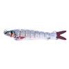 Señuelo biónico de múltiples secciones, cebo de 8 secciones, señuelo duro roto de tela, pez de múltiples secciones 13.7cm/27g, fabricantes de equipo de pesca en stock
