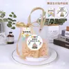 Bolsa de Regalo para Festival Souvenir Guardería Regalo de Cumpleaños para Niños Ceremonia de Apertura Bolsa de Tote Transparente para Boda