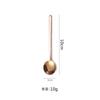 Cuchara de acero inoxidable 304 transfronteriza, cuchara redonda pequeña, cuchara para café, cuchara para mezclar miel, cucharadita pequeña dorada, cuchara de postre