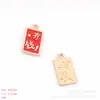 Estilo Chinês DIY Acessórios de Joia de Liga Segurança Ruyi Bolsa da Sorte Pingente Palavras Auspiciosas Pulseira Colar Pequenos Acessórios Lote