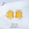 Colgante de Cuentas de Transferencia de Espiga de Trigo de Oro Arena Antigua de Mismo Estilo de la Tienda de Oro Puzuo para Mujer, Cadena Simple y de Alta Gama para Clavícula