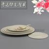 Porcelana de imitación Melamina resina de melamina vajilla plato de hierba de otoño plato redondo plato plano plato pequeño para saltear disco de hierba de otoño plato de hueso precio de mayoreo
