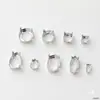 Soporte de Base de Cobre con Garras Huecas Color K Blanco con Agujeros Laterales, Soporte de Garra Hueca, Soporte para Diamantes, Accesorios para Manualidades para Coser Ropa, Bolsos, Zapatos