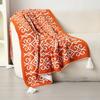 Manta de Lana Tejida Estilo Bohemio Manta Transfronteriza para Sala de Estar Sofá Manta para Siesta en la Oficina Cubierta para Siesta