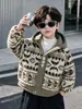 Casaco Suéter Peludo Espesso com Plus Veludo para Meninos Inverno 2026 Novo Estilo Menino Crianças Estilo Coreano Modelo de Inverno Roupas de Algodão para Bebê Tendência
