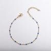 Pulsera Jin Yiyuan de Goteo de Color Acero Inoxidable 304 Clip de Cruz Cuentas Esmaltadas Cadena Joyería DIY Transfronteriza