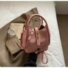 Bolso de Hombro Retro Moderno Maillard Style 2025 Elegante Bolso Cruzado de un Solo Hombro Tipo Cubo Bolso de Mano para Mujer