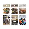 Série Vintage Retrostory Pacote de Adesivos Rádio Antigo Nostálgico Retro Pacote de Adesivos Decorativos para Diário