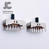 SS42D02VG4 alça reta de duas marchas 4P2T interruptor de flutuação de 12 pinos plugue diagonal 14 * 7 interruptor de alimentação