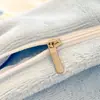 Juego de ropa de cama de cuatro piezas de terciopelo de leche, con una funda de edredón gruesa de forro polar coral de doble cara y un juego de sábanas de franela, perfecto para el invierno
