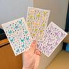 Desenho Animado Infantil Borboleta com Adesivos de Diamante Adesivos de Rosto para Concerto Autoadesivos Sem Adesivo Adereços de Maquiagem para Apresentação de Palco de Meninas