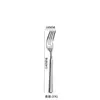 Acero Inoxidable 304 Vajilla Occidental Cuchillo, Tenedor, Cuchara de Estilo Romano, Cuchara de Servir, Espátula para Pasteles, Cuchillo para Mantequilla, Utensilios de Servicio para Restaurante