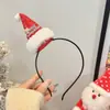 Novos Acessórios de Cabelo de Natal 2024 Aro de Cabelo Aro de Cabelo de Rena Feminino Acessórios Fofos