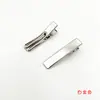 Pinza de cocodrilo de doble punta chapada en oro de alta retención de color Accesorios metálicos para joyería DIY Accesorio para el cabello hecho a mano Pinza de boca de pez Pinza BB