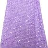 Piezas Colgantes de 5 cm Tela de Chifón Maomao con Lentejuelas Bordado con Lentejuelas y Cuentas Jacquard Flor Cortada Tela para Ropa de Mujer para Niños