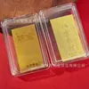 Oro Puro 999 Hazte Rico Pegatina para Teléfono Móvil Princesa Por Favor Hazte Rico y Gasta Dinero Bolsa del Dios de la Riqueza Título de Lista de Oro 2mg Pegatina Dorada