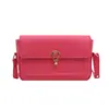Bolsa de Ombro Simples Fashion Retrô Feminina Nova Casual para Trabalho Bolsa de Axila Nicho Francês Fecho Bolsa Transversal Pequena Quadrada