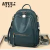 Mochila para Mujer 2025 Otoño Nueva Más Fácil de Combinar Gran Capacidad Cuero Suave Mochila Escolar para Estudiantes Mochila de Viaje al Aire Libre Bolso de Mujer