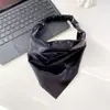 Miaode 2026 Nuevo Diseño de Nicho Goma para el Cabello de Cuero Bufanda Triangular para Mujer Pañuelo para la Cabeza de Ala Ancha Diadema Elástica para el Cabello