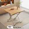 Mesa de comedor plegable, mesa pequeña, mesa sencilla para el hogar, mesa plegable, mesa de alquiler para casa, mesa de comedor portátil para exteriores, mesa cuadrada