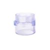 Dente interno transparente UPVC direto PVC transparente rosca interna junta fio interno reto através de acessórios PN16 resistência química a ácidos e álcalis
