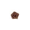 Flor de Rosa de Cinta Plegada a Mano de 2 cm Cabezal de Flor Joyería para Flores Cabezal de Flor de Mano Flor Plana Decoración para Caja de Dulces de Boda Invitación
