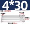 Pasador moleteado de acero inoxidable 304, bisagra, juguete, biela, bloqueo, pasador de posicionamiento cilíndrico M1.5-M6