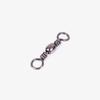 Conector giratorio modelo de ocho anillos para tres espectáculos, suministros de aparejos de pesca, pequeños accesorios