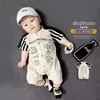 Mono de Algodón Transpirable de Moda y Lindo para Bebés de 0 a 24 Meses, Estilo Delgado de Manga Corta de Verano Súper Lindo, una Opción Cómoda para Bebés