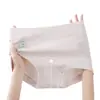 Ropa Interior de Algodón de Color de Cintura Media-Alta para Mujer, Antibacteriana, Longitud Extendida, Refuerzo 100% Algodón, Control de Abdomen, Levantamiento de Glúteos, No Aprieta, Transpirable, Calzones tipo Boxer para Mujer