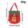Bolsa de Regalo Navideña Linda, Bolsa de Dulces con Muñeco Estéreo, Bolsa de Tote para Regalo Navideño, Decoraciones Navideñas de Tela Cepillada