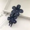 Nuevo Clip para el Cabello de Flor Elegante Horquilla de Alta Gama Pinza de Garra Moderna para Mujeres Parte Posterior de la Cabeza Moño Clip de Pico de Pato