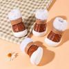 Zapatos para cachorro de otoño e invierno cálidos zapatos de algodón grueso antideslizantes resistentes al desgaste para pies de perro un par de 4 zapatos para mascotas