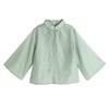 Camisa Estilo Infantil Nuevo Primavera 2025 Chaleco Estilo Nacional Chaleco Bordado Estilo Chino Nuevo para Niñas Chaqueta Conjunto de Dos Piezas