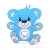 Suministros para bebés nuevos animal de dibujos animados oso mordedor calmante para bebés creativo de silicona juguete para morder y molar