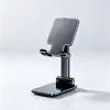 Soporte Plegable para Teléfono para Escritorio, Altura y Ángulo Ajustables, Base de Escritorio de Plástico para Smartphone y Tableta