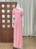 Vestido Largo Elegante de Noche Off-Shoulder Estilo Francés Vietnamita Modelo Nuevo Vestido Off-Shoulder con Cintura Fruncida para Mujer